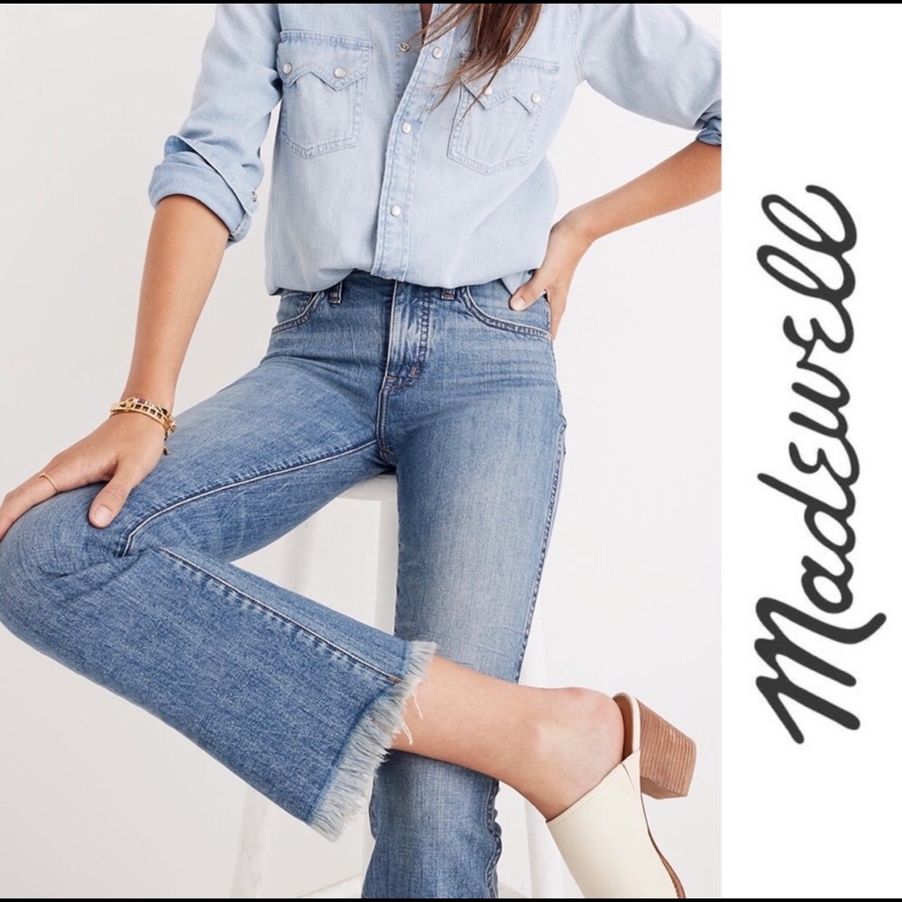 NWOT Madewell Cali Demi Boot Jeans